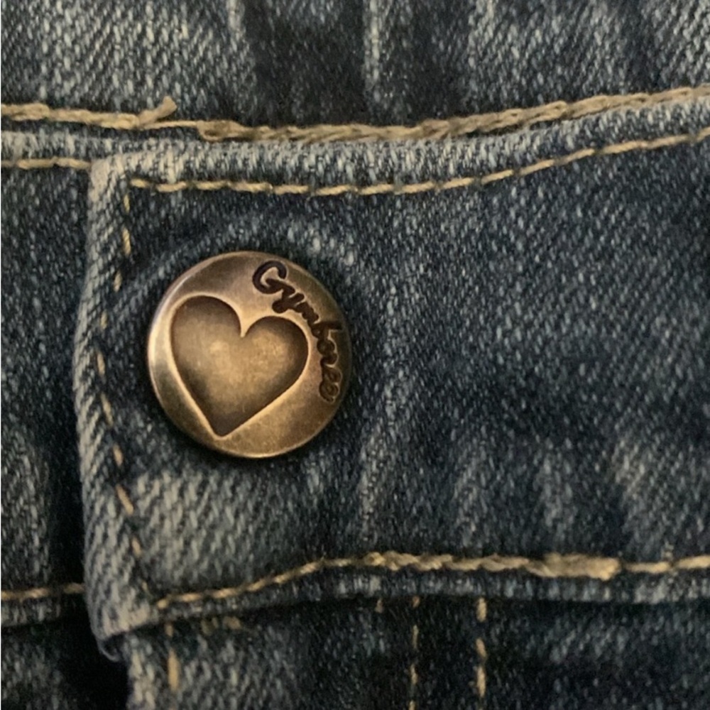 Gymboree Heart Pocket Blue Jeans Size 10 Adjustable Waist. J - Picture 5 of 9
